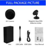 A9 WiFi Mini Camera Small IP Camera 1080P Resolution Rechargeable Night Vision Security Camera - Image 6