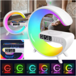 G63 Speaker Lamp,Clock & Wireless Charger - Image 3