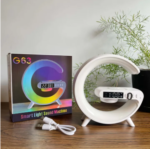 G63 Speaker Lamp,Clock & Wireless Charger