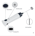Rechargeable Electric Coffee Mixer, Handheld Cooking Stick - Image 4