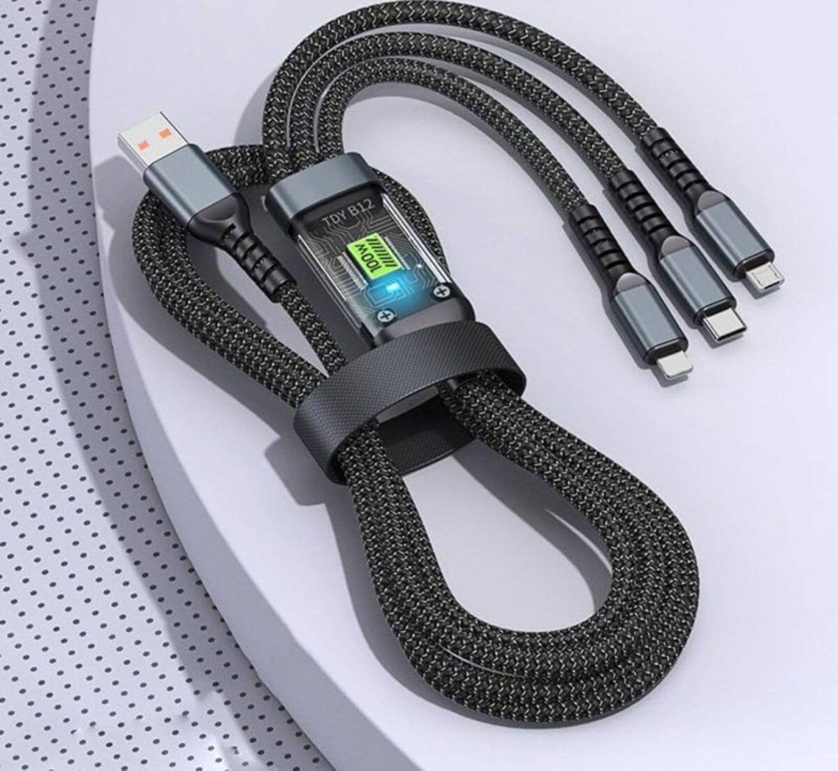 3-in-1 (100W) Fast Charging Cable - Image 2
