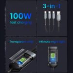3-in-1 (100W) Fast Charging Cable - Image 5
