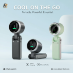 Rechargeable Turbo Fan with Cute Hand Fan Combo Pack - Image 4