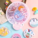 Cute Foldable Cartoon Hand Fan - Image 4