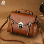 High-End Ladies’ Multi-Layer Handbag – PU Leather with Polyester Lining 👜✨