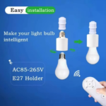 Wireless Bulb Holder with Remote Control ( E-27 ) - Image 4