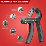 Hand Grip 5-60Kg Adjustable Hand Strengthener Grip - Image 4