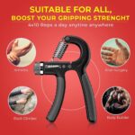 Hand Grip 5-60Kg Adjustable Hand Strengthener Grip - Image 3