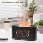 Home Essentials Ultrasonic Humidifier with Flame Aromas Essential Oil Diffuser USB Electronic Machine for Household Use - Image 5