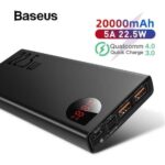 BASEUS ADAMAN METAL DIGITAL DISPLAY POWER BANK - 20000MAH - BLACK - Image 3