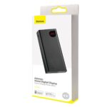 BASEUS ADAMAN METAL DIGITAL DISPLAY POWER BANK - 20000MAH - BLACK - Image 2
