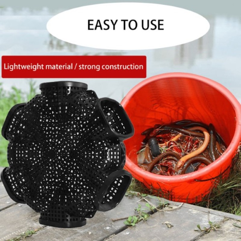Fishing Cage Trap For Fish Catching 6 Hole Fishing Cage Trap - Image 1