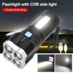 High Power LED Flashlight, Camping Torch
