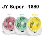 JY SUPER JY-1880 Rechargeable Mini Table Fan - Image 4