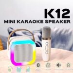 K12 Speaker Bluetooth Audio with Microphone Small Home KTV Karaoke Microphone