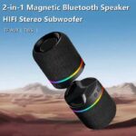 M25 Portable Split Type 2-in-1 Magnetic Bluetooth Speakers Hi-Fi TWS Stereo Subwoofer TF Card Playback - MC121 - MC121