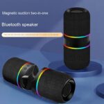 M25 Portable Split Type 2-in-1 Magnetic Bluetooth Speakers Hi-Fi TWS Stereo Subwoofer TF Card Playback - MC121 - MC121 - Image 4