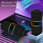 M25 Portable Split Type 2-in-1 Magnetic Bluetooth Speakers Hi-Fi TWS Stereo Subwoofer TF Card Playback - MC121 - MC121 - Image 2