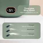 Portable Waist Hanging Fan Mini Neck Fans with Adjustable Bladeless USB Rechargeable Sports Cooling Fan - Image 3