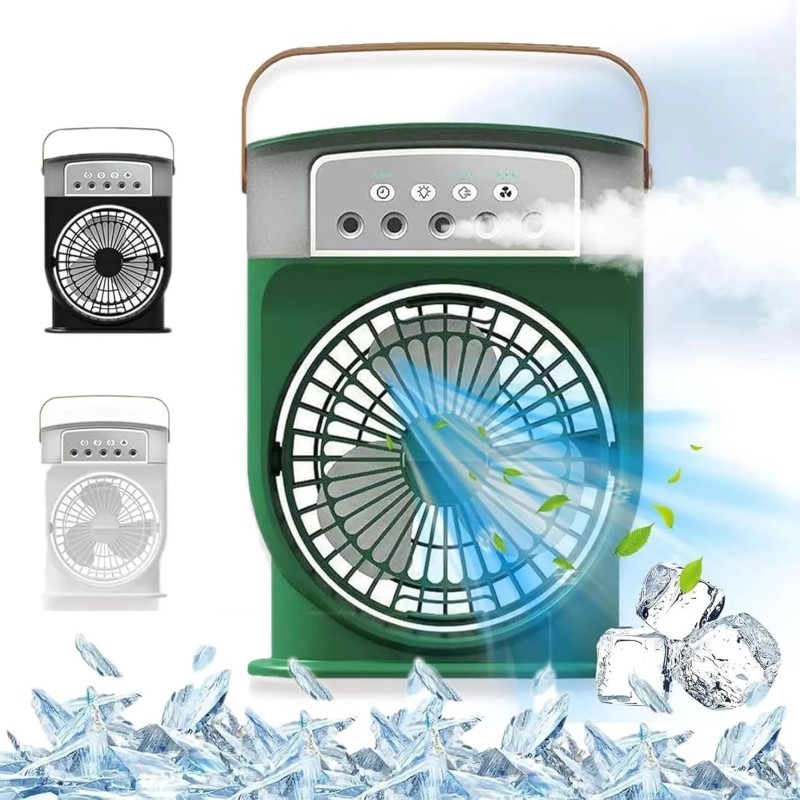Rechargeable Air Cooler Fan With Mist Flow Rechargeable Air Cooler Fan With Mist Flow - Image 1