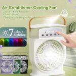 Rechargeable Air Cooler Fan With Mist Flow - Image 2