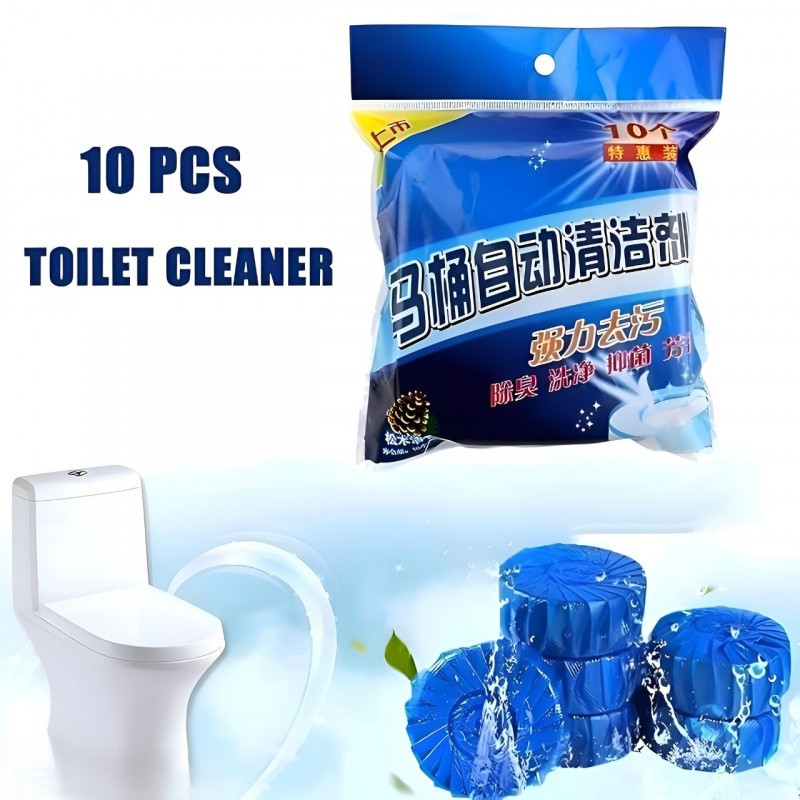 Toilet Flush Tablet Toilet Flush Tablet | ১০ পিসের প্যাকেট - Image 1