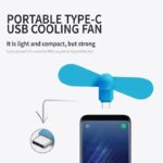 2 pis Mini Portable Type-C OTG Mobile Fan - Image 4