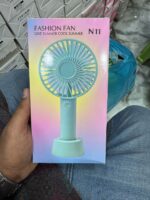 Mini Rechargeable USB Charging Portable Handheld 3 Gear Speed Desktop Fan - Image 5