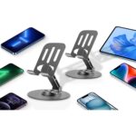 360° Rotating Metal Aluminum Alloy Phone & Tablet Stand