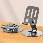 360° Rotating Metal Aluminum Alloy Phone & Tablet Stand - Image 4
