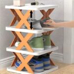 5 Layer Foldable Shoe Rack Organizer - Image 4