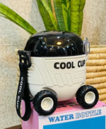 Car-Shaped Water Bottle with Wheels & Strap - 500ml - Image 2