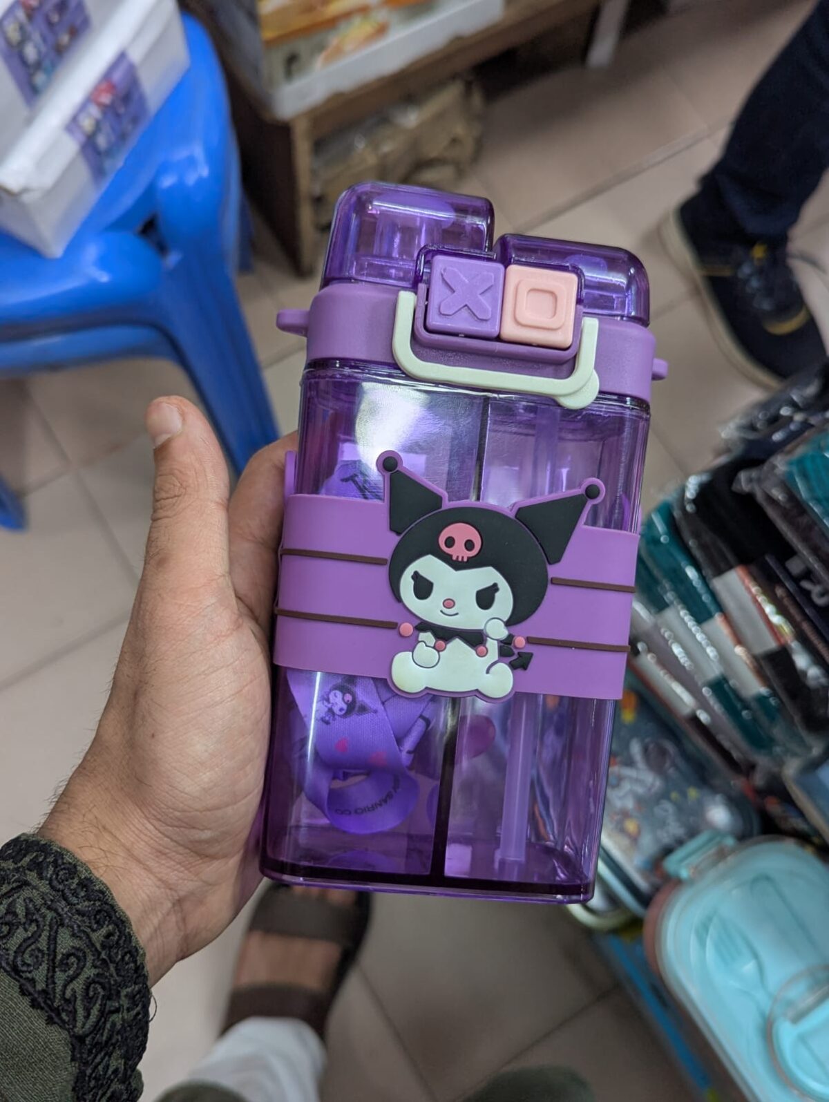 Cute Dual Mouth Portable Water Bottle - Image 2