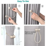 Magnetic Curtain Tiebacks Convenient Drape Tie - Image 3