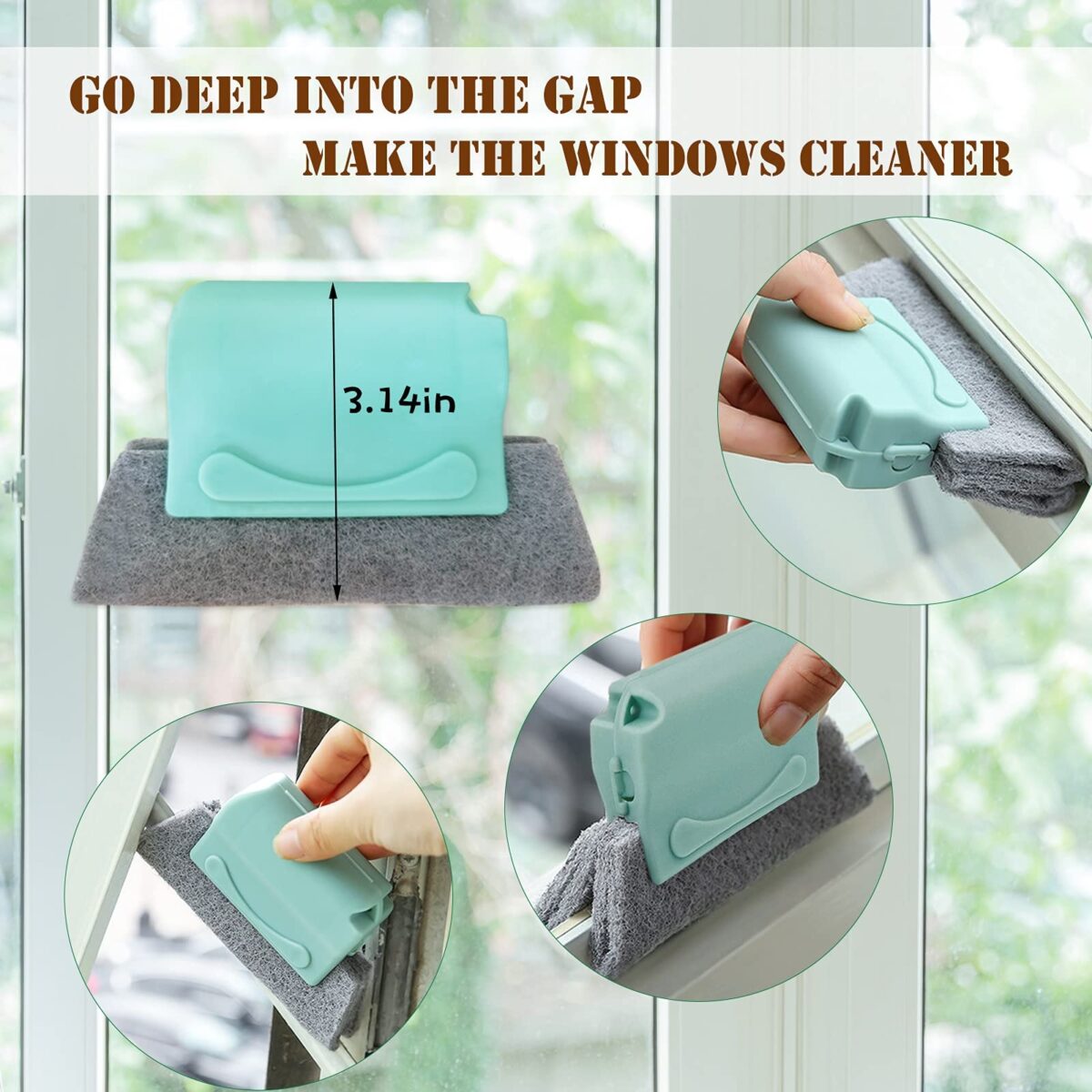 Window groove cleaning brush - Image 3