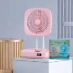 Portable Folding Storage Desk Lamp Fan (JK-F666) - Image 2