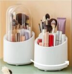 360° Makeup Brush Holder with Lid - Image 2