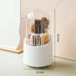 360° Makeup Brush Holder with Lid - Image 4
