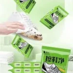Portable No‐Water Shoe Wipes