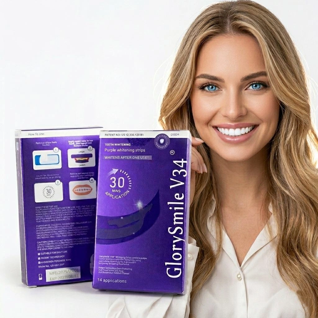 Purple Teeth Whitening Strips Purple Teeth Whitening Strips - Image 1