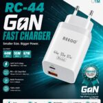 RC-44 GaN Charger (44W- 55W- 67W Supported)