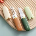2 In 1 Fruit Peeler & Paring Knife - Image 5