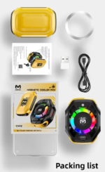 MEMO CX12 Mobile Phone Cooler Radiator with Digital Display and Battery