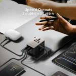 Momax 1-World+ 25W 3-Port Travel Adapter with USB-C Cable - Image 2
