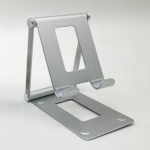 A30 Foldable Adjustable Metal Phone Holder Portable Desktop Unilversal Phone Tablet - Phone Stand - Mobile Stand - Image 2