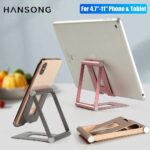 A30 Foldable Adjustable Metal Phone Holder Portable Desktop Unilversal Phone Tablet - Phone Stand - Mobile Stand - Image 6