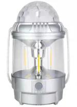 Camping Light - Portable Lamp - 20W Disco Light - Chargeable Multifunctional Stage Light - Emergency 1500mAh Power bank option - Classic RGB three Colour Rotating Light / 300Lumen / Yellow Colour Lamp Light / for Home / Camping / Hiking / Outdoor Activity,ক্যাম্পিং লাইট-পোর্টেবল ল্যাম্প-20w ডিস্কো লাইট-চার্জযোগ্য বহুগুণি স্টেজ লাইট-ইমার্জেন্সি 1500mah পাওয়ার ব্যাংক অপশন-ক্লাসিক rgb তিন রঙের ঘোরানো লাইট/300 লুমেন/হলুদ রঙের ল্যাম্প লাইট/বাড়ির জন্য/ক্যাম্পিং/হাইকিং/আউটডোর ক্রিয়াকলাপ
