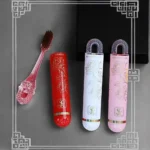 Cepillo de dientes de viaje|| cepillo de dientes plegable, cepillo dientes viaje, cepillo dental de viaje, cepillo dental plegable - Pack 4 con estuche y cerdas suaves - Para camping y vacaciones,ভ্রমণের জন্য ট্র্যাভেল টুথব্রাশ | |   প্লেগেবল ডেন্টাল ব্রাশ, ভ্রমণের জন্য ডেন্টাল ব্রাশ, প্যাক ৪-এ কেস এবং নরম ব্রাশের চুল থাকা ব্রাশ রয়েছে - ক্যাম্পিং এবং ছুটির জন্য উপযুক্ত - Image 4