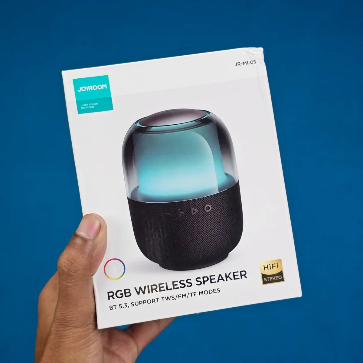 Joyroom JR-ML05 Transparent RGB Lighting Wireless Bluetooth Portable Speaker - Image 8