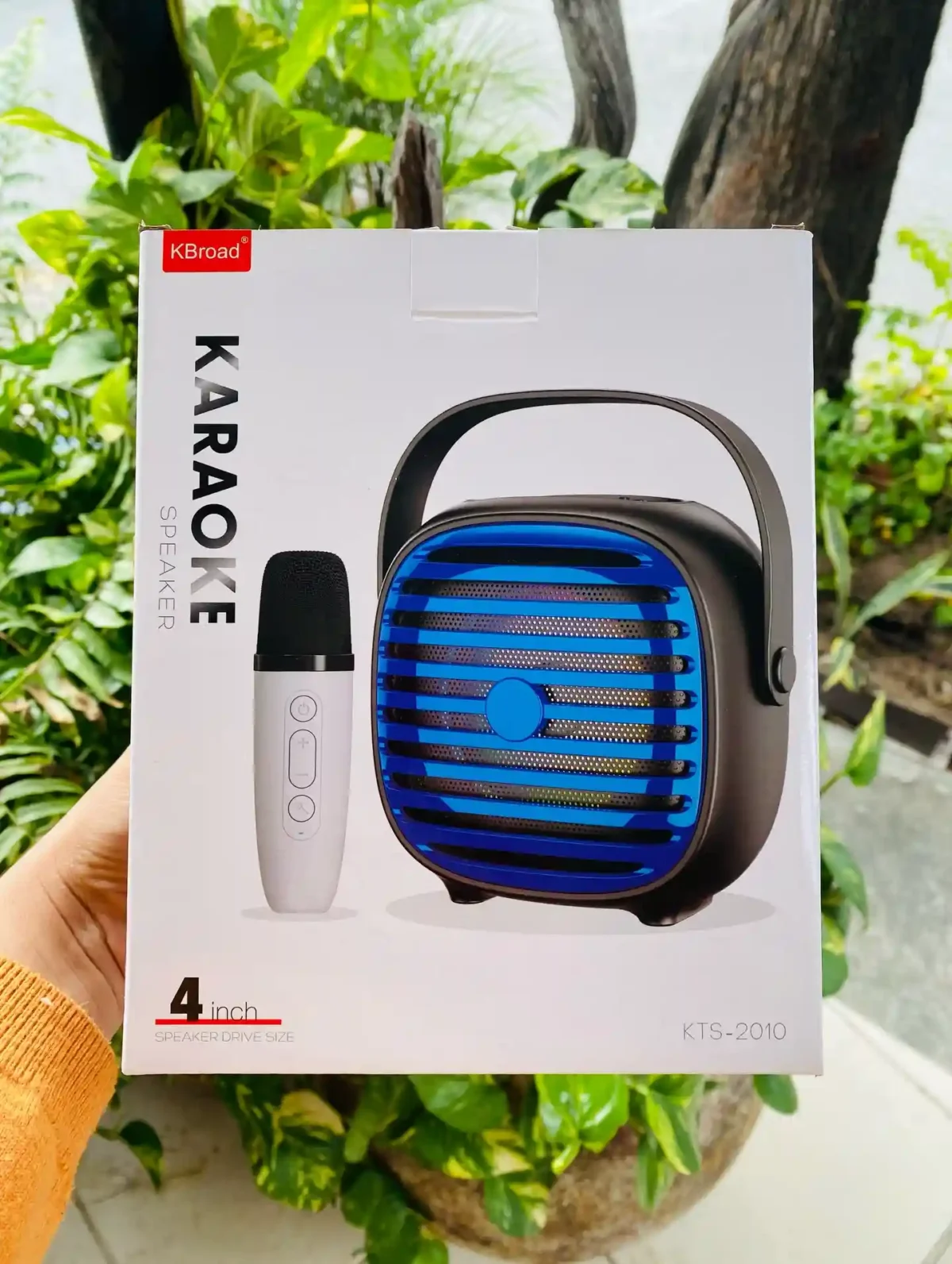 KTS-1943 Bluetooth Speaker Portable Karaoke System with Wireless Microphone - Image 2